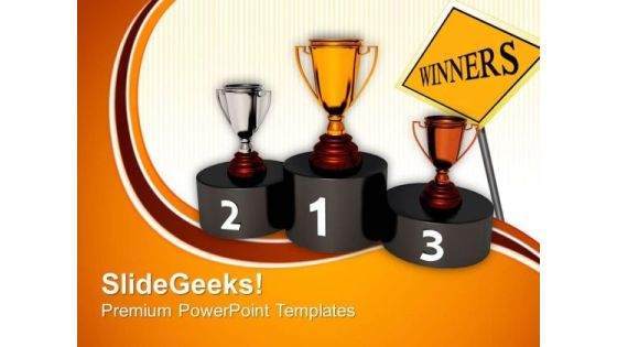 Podium Golden Trophy Challenge Success PowerPoint Templates And PowerPoint Themes 0612 Podium Golden Trophy Challenge Success PowerPoint Templates And PowerPoint Themes 0612