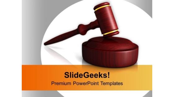 Portrayal Of Judges Wooden Gavel PowerPoint Templates Ppt Backgrounds For Slides 0213 Portrayal Of Judges Wooden Gavel PowerPoint Templates Ppt Backgrounds For Slides 0213