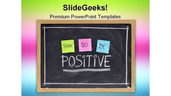 Positive Symbol PowerPoint Template 0910 Positive Symbol PowerPoint Template 0910