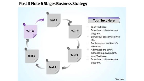 Post It Note 6 Stages Business Development Strategy Ppt Plan PowerPoint Templates Post It Note 6 Stages Business Development Strategy Ppt Plan PowerPoint Templates