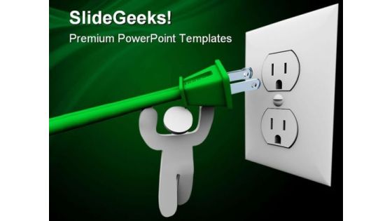 Power Plug Green Energy Metaphor PowerPoint Backgrounds And Templates 1210 Power Plug Green Energy Metaphor PowerPoint Backgrounds And Templates 1210