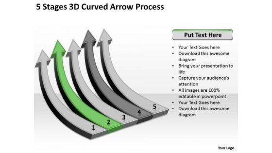 Power Point Arrow 5 Stages 3d Curved Process PowerPoint Templates Power Point Arrow 5 Stages 3d Curved Process PowerPoint Templates