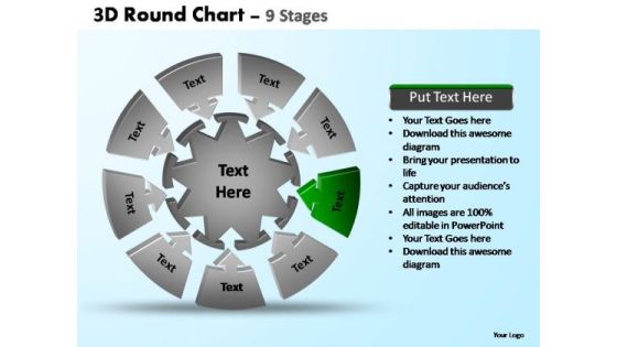 PowerPoint Backgrounds Editable Pie Chart With Arrows Ppt Presentation PowerPoint Backgrounds Editable Pie Chart With Arrows Ppt Presentation