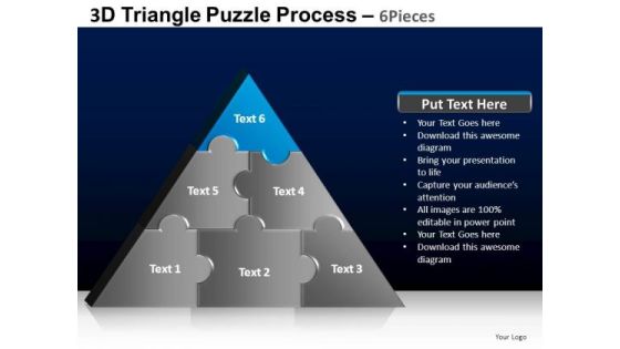 PowerPoint Backgrounds Editable Triangle Puzzle Ppt Template PowerPoint Backgrounds Editable Triangle Puzzle Ppt Template
