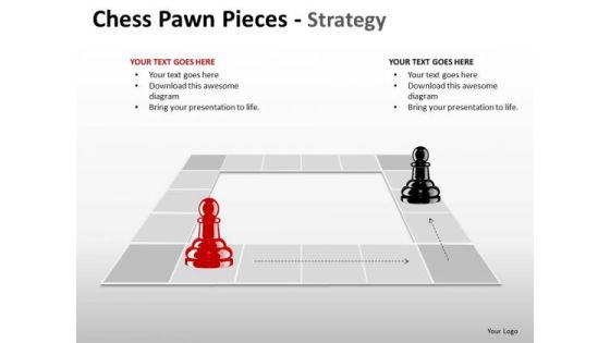 PowerPoint Backgrounds Growth Chess Pawn Ppt Theme
