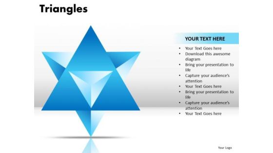 PowerPoint Backgrounds Process Triangles Ppt Designs