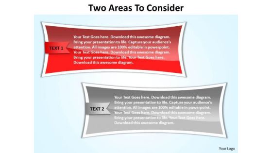PowerPoint Backgrounds Strategy Two Areas Ppt Presentation