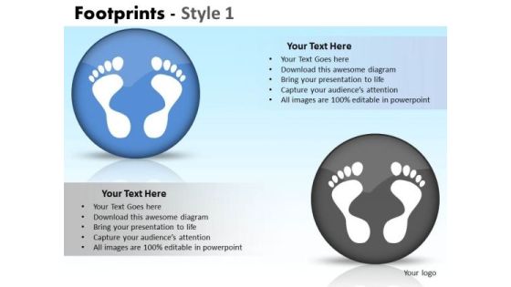 PowerPoint Design Business Education Footprints Ppt Slides PowerPoint Design Business Education Footprints Ppt Slides