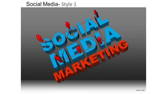 PowerPoint Design Corporate Competition Social Media Ppt Template