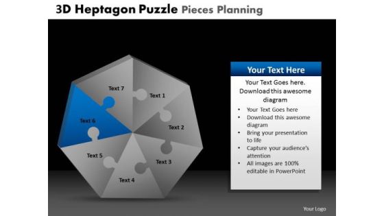 PowerPoint Design Growth Heptagon Puzzle Ppt Slides PowerPoint Design Growth Heptagon Puzzle Ppt Slides