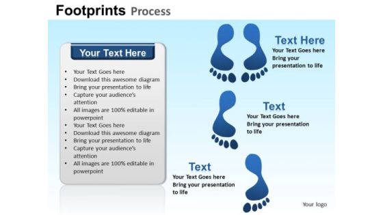 PowerPoint Design Slides Corporate Growth Footprints Process Ppt Process PowerPoint Design Slides Corporate Growth Footprints Process Ppt Process
