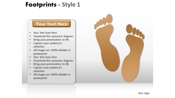PowerPoint Design Slides Download Footprints Ppt Layouts PowerPoint Design Slides Download Footprints Ppt Layouts