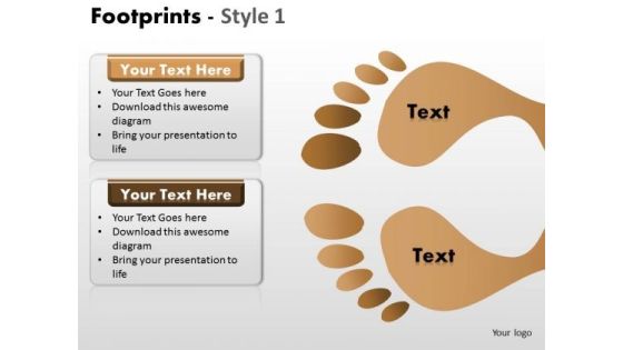 PowerPoint Design Slides Growth Footprints Ppt Slides PowerPoint Design Slides Growth Footprints Ppt Slides