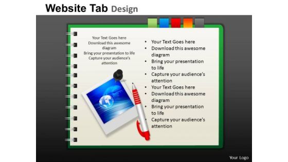 PowerPoint Design Slides Marketing Website Ppt Themes