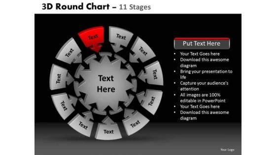 PowerPoint Design Slides Strategy Round Chart Ppt Layouts