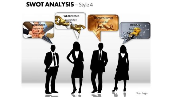 PowerPoint Design Slides Teamwork Swot Analysis Ppt Templates