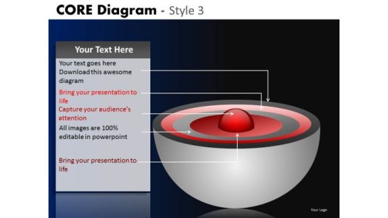 PowerPoint Designs Business Success Core Diagram Ppt Design