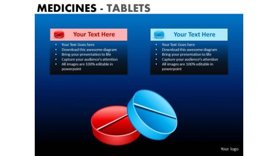 PowerPoint Designs Business Teamwork Medicine Tablets Ppt Templates