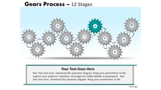 PowerPoint Designs Leadership Gears Ppt Templates