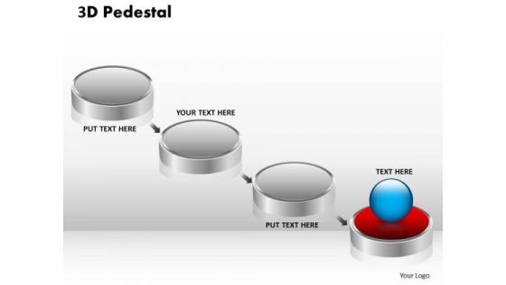 PowerPoint Designs Marketing 3d Pedestal Ppt Process