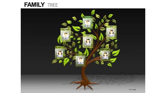 PowerPoint Family Tree Slides PowerPoint Family Tree Slides