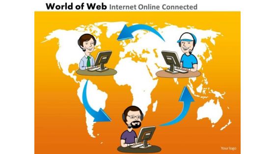 PowerPoint Global Internet Teams Ppt Slide Designs
