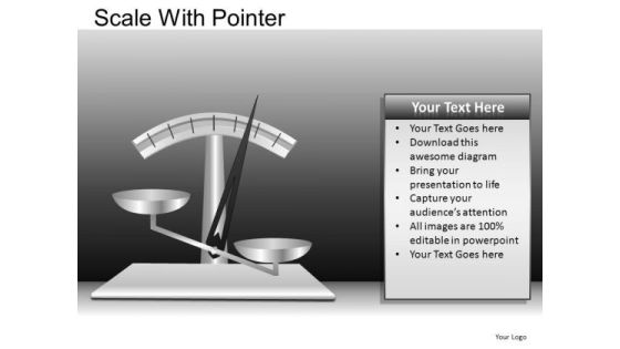 PowerPoint Layout Company Success Scale With Pointer Ppt Slides PowerPoint Layout Company Success Scale With Pointer Ppt Slides