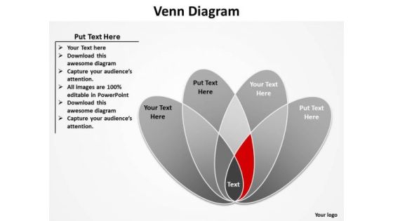 PowerPoint Layout Editable Venn Diagram Ppt Design