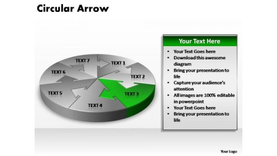 PowerPoint Layout Education Circular Arrow Ppt Theme