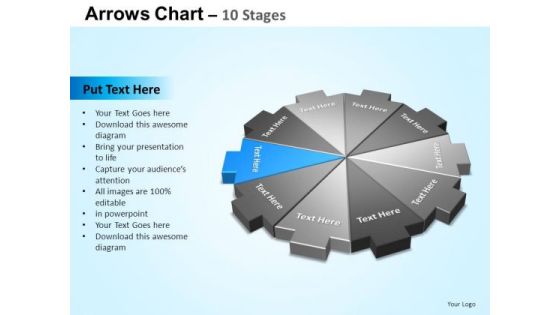 PowerPoint Layout Image Arrows Chart Ppt Design