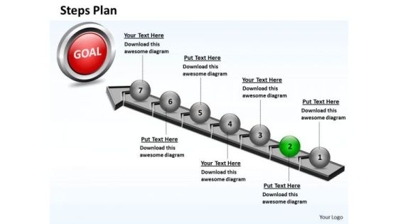 PowerPoint Layout Image Steps Plan 7 Stages Style 4 Ppt Slide