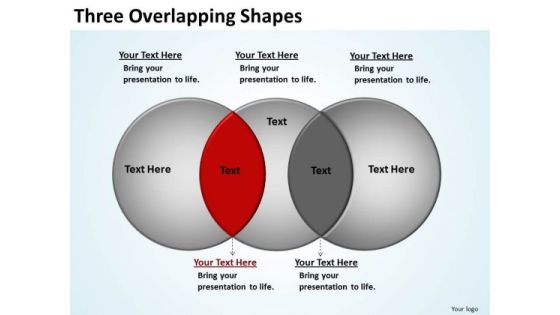 PowerPoint Layout Image Three Overlapping Ppt Template
