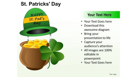 PowerPoint Layout Pot Of Gold Patricks Day Ppt Backgrounds PowerPoint Layout Pot Of Gold Patricks Day Ppt Backgrounds