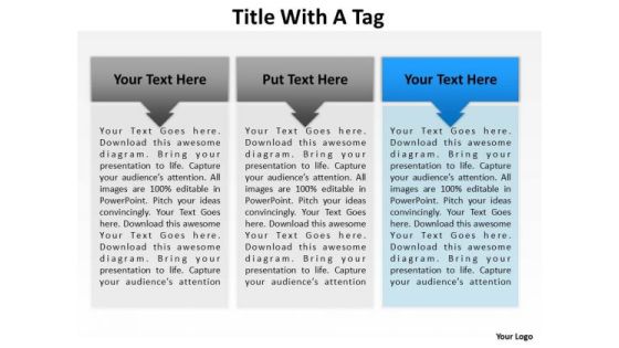 PowerPoint Layout Teamwork Title With A Tag Ppt Design