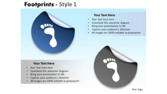 PowerPoint Layouts Business Leadership Footprints Ppt Backgrounds PowerPoint Layouts Business Leadership Footprints Ppt Backgrounds