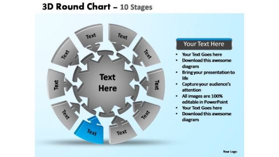 PowerPoint Layouts Process Pie Chart With Arrows Ppt Presentation PowerPoint Layouts Process Pie Chart With Arrows Ppt Presentation