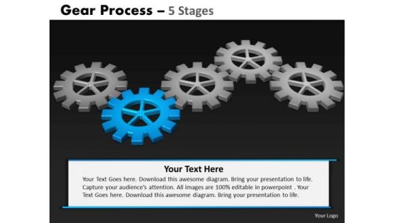PowerPoint Layouts Strategy Gears Process Ppt Templates