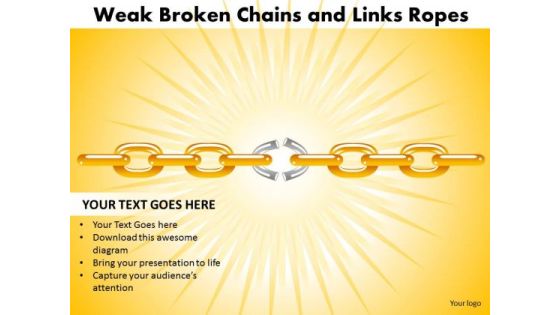 PowerPoint Layouts Success Weak Broken Chains Ppt Themes PowerPoint Layouts Success Weak Broken Chains Ppt Themes