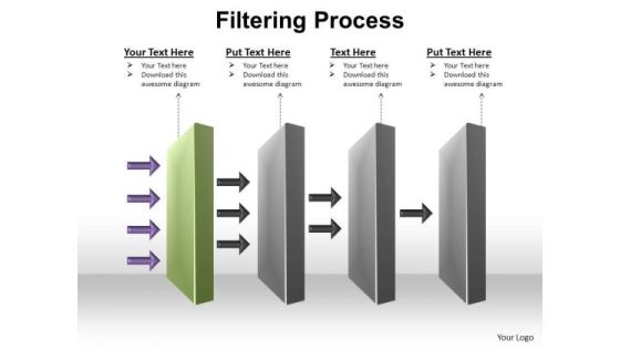 PowerPoint Layouts Teamwork Filtering Process Ppt Theme