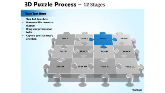 PowerPoint Presentation Education Puzzle Process Ppt Backgrounds