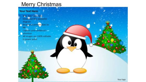 PowerPoint Presentation Penguin Snow Merry Christmas Ppt Theme PowerPoint Presentation Penguin Snow Merry Christmas Ppt Theme