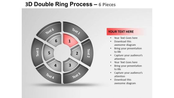 PowerPoint Process Chart Double Ring Ppt Slides PowerPoint Process Chart Double Ring Ppt Slides