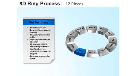 PowerPoint Process Circle Chart Ring Process Ppt Slides