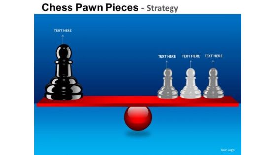 PowerPoint Process Company Competition Chess Pawn Ppt Layout