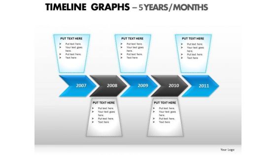 PowerPoint Process Download Timeline Graphs Ppt Template