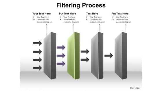 PowerPoint Process Editable Filtering Process Ppt Slide Designs