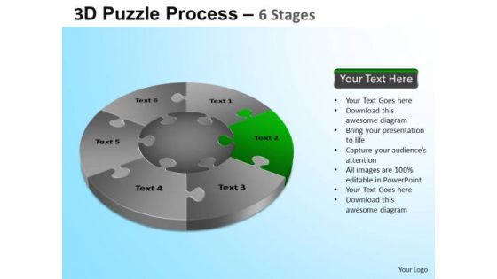 PowerPoint Process Growth Jigsaw Pie Chart Ppt Template PowerPoint Process Growth Jigsaw Pie Chart Ppt Template