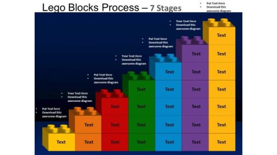 PowerPoint Process Growth Lego Blocks Ppt Backgrounds PowerPoint Process Growth Lego Blocks Ppt Backgrounds