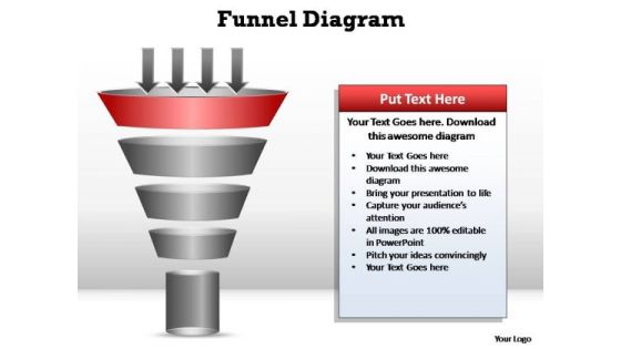PowerPoint Process Image Funnel Diagram Ppt Presentation Designs