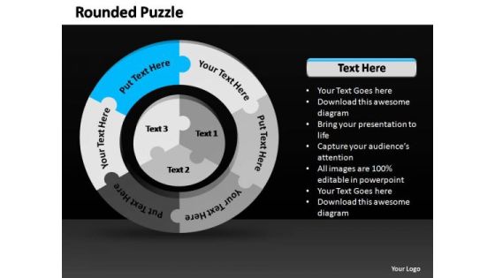 PowerPoint Process Strategy Rounded Puzzle Ppt Designs PowerPoint Process Strategy Rounded Puzzle Ppt Designs
